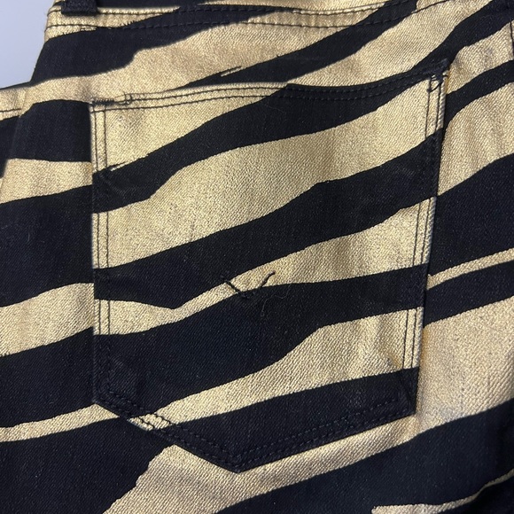Metallic Zebra Print Jeans from Revolve (Hudson) - Picture 9 of 14